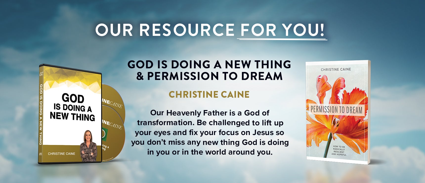 God is Doing a New Thing + Permission To Dream by Christine Caine on TBN
