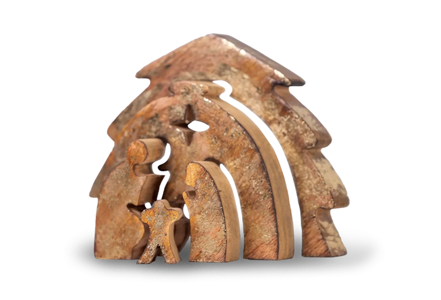 Wood Nativity Puzzle from TBN Wood Nativity Puzzle from TBN